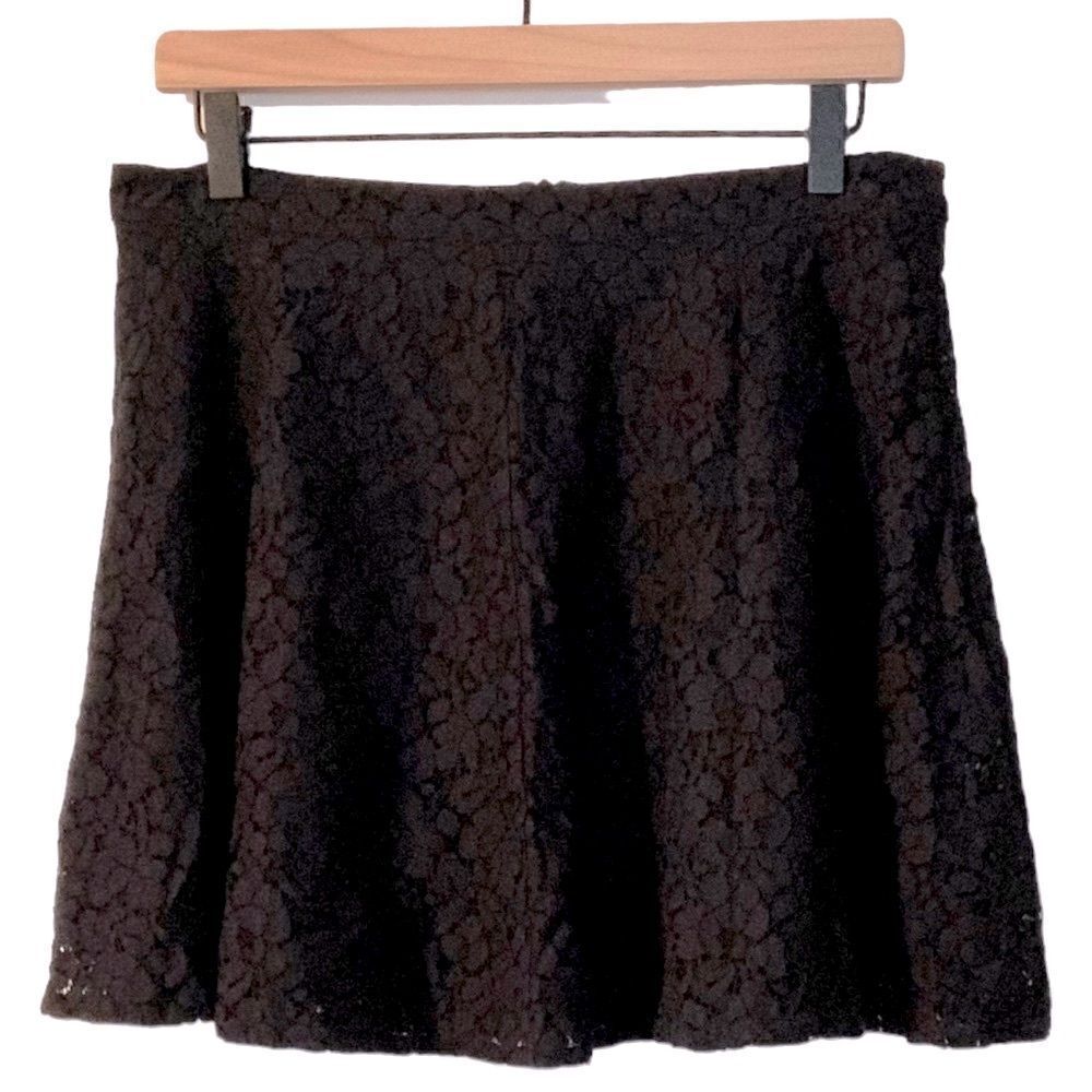 TopShop Lace Overlay Mini Skirt